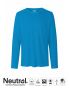 Neutral Mens Long Sleeve T-shirt Turquoise