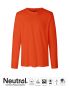Neutral Mens Long Sleeve T-shirt Orange