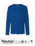 Neutral Mens Long Sleeve T-shirt Blue