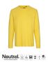 Neutral Mens Long Sleeve T-shirt Yellow