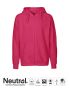 Neutral Mens Hoodie w. Zip Pink