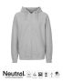 Neutral Mens Hoodie w. Zip Grey