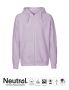 Neutral Mens Hoodie w. Zip Purple