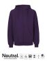 Neutral Mens Hoodie w. Zip Purple
