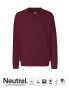 Neutral Unisex Jacket w. Zip Bordeaux