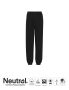 Neutral Unisex Sweatpants w. Elastic Cuff Black