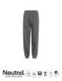 Neutral Unisex Sweatpants w. Elastic Cuff Dark Heather