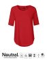 Neutral Ladies Half Sleeve T-shirt Red