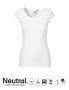 Neutral Ladies Round neck Short Sleeve T-shirt White