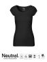 Neutral Ladies Round neck Short Sleeve T-shirt Black