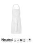 Neutral Chef Apron White