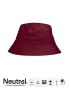 Neutral Bucket Hat Bordeaux