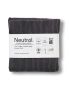Neutral Rib Knit Kitchen Cloth (Pack of 2 pieces) Charcoal