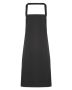 Cotton bib apron Black
