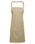 Bib apron with pocket One Size