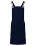 Cross-Back Clip Bib Apron Navy