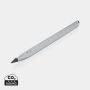 Eon RCS recycled aluminium infinity multitasking pen Silver
