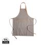 Deluxe canvas chef apron grey