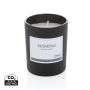 Ukiyo small scented candle in glass black