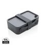 PP lunchbox with spork Dark grey