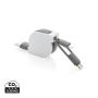 3-in-1 retractable cable Grey