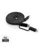Arc RCS recycled Ultra-thin 60W 2 in 1 magnetic cable Black