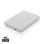 Magnetix RCS recycled plastic 5000 mah magnetic powerbank White