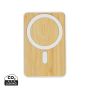 Zen RCS rplastic 5000 mah 5W magnetic bamboo powerbank White