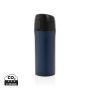 Metallic easy lock vacuum mug Blue