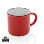 Vintage ceramic mug 280ml Red