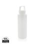 RCS certified recycled PP water bottle with handle White