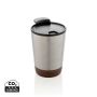 RCS Recycled stainless steel cork coffee tumbler Silver
