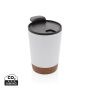 RCS Recycled stainless steel cork coffee tumbler White