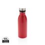 Deluxe stainless steel water bottle red
