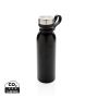 Copper vacuum insulated bottle with carry loop black