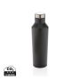 Modern vacuum stainless steel water bottle Black