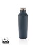 Modern vacuum stainless steel water bottle blue