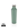 Modern vacuum stainless steel water bottle green
