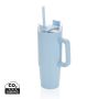 Tana RCS plastic tumbler with handle 900ml Light blue