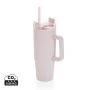 Tana RCS plastic tumbler with handle 900ml Pink