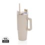 Tana RCS plastic tumbler with handle 900ml Beige