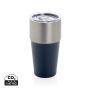 Fluid RCS certified recycled steel tumbler 500ml Navy Blue