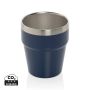 Clark RCS double wall coffee cup 300ML Navy Blue