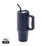 Embrace deluxe RCS recycled stainless steel tumbler 900ml Navy Blue
