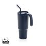 Graphic 360 RCS certified recycled steel tumbler 900ml Navy Blue