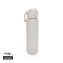 Via RCS Re-steel lockable sport bottle 600ML Beige