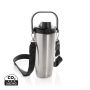 Avira Ayala RCS re-steel duosip lockable crossbody tumbler Silver