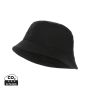 Impact Aware™ 285 gsm rcanvas one size bucket hat undyed Black