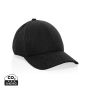 Milo AWARE™ recycled heather 6 panel cap 200gr Black