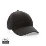 Impact 6 panel 280gr Recycled cotton cap with AWARE™ tracer black